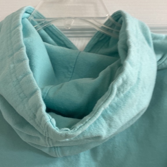 Youth Girl's Hoodie, XL, lovely blue/green color, "SEASIDE!" - Picture 3 of 13